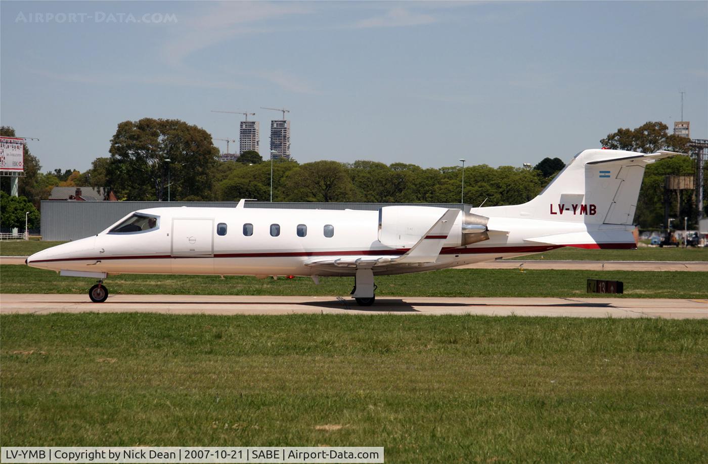 LV-YMB, 1993 Learjet 31A C/N 31A-081, SABE