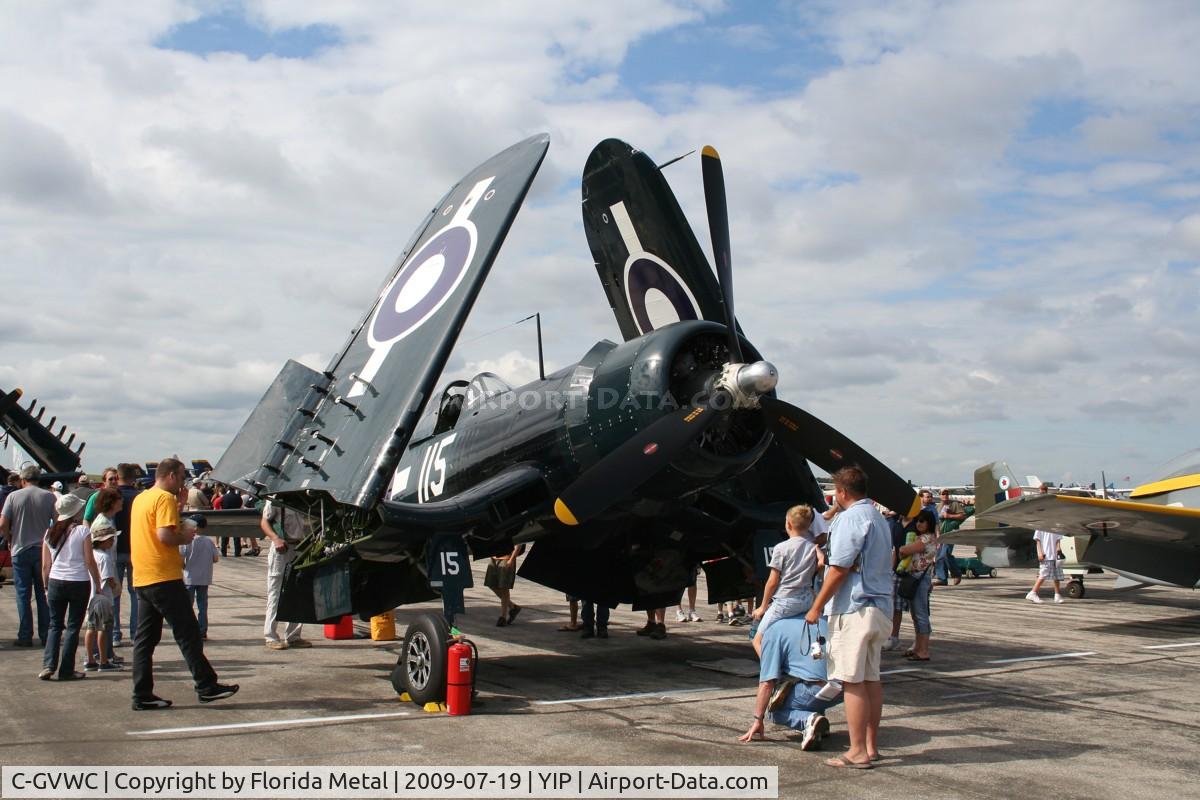C-GVWC, 1945 Goodyear FG-1D Corsair C/N 3367, FG-1D Corsair