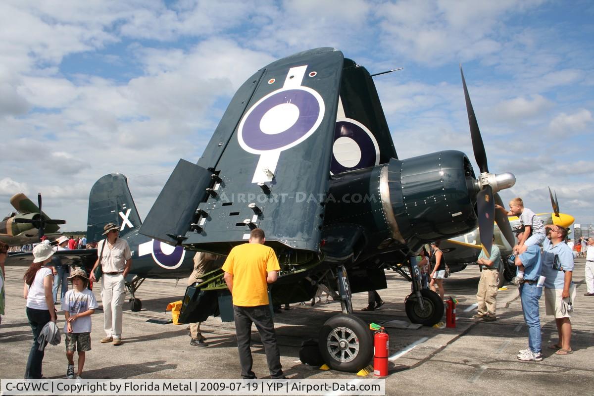 C-GVWC, 1945 Goodyear FG-1D Corsair C/N 3367, FG-1D Corsair