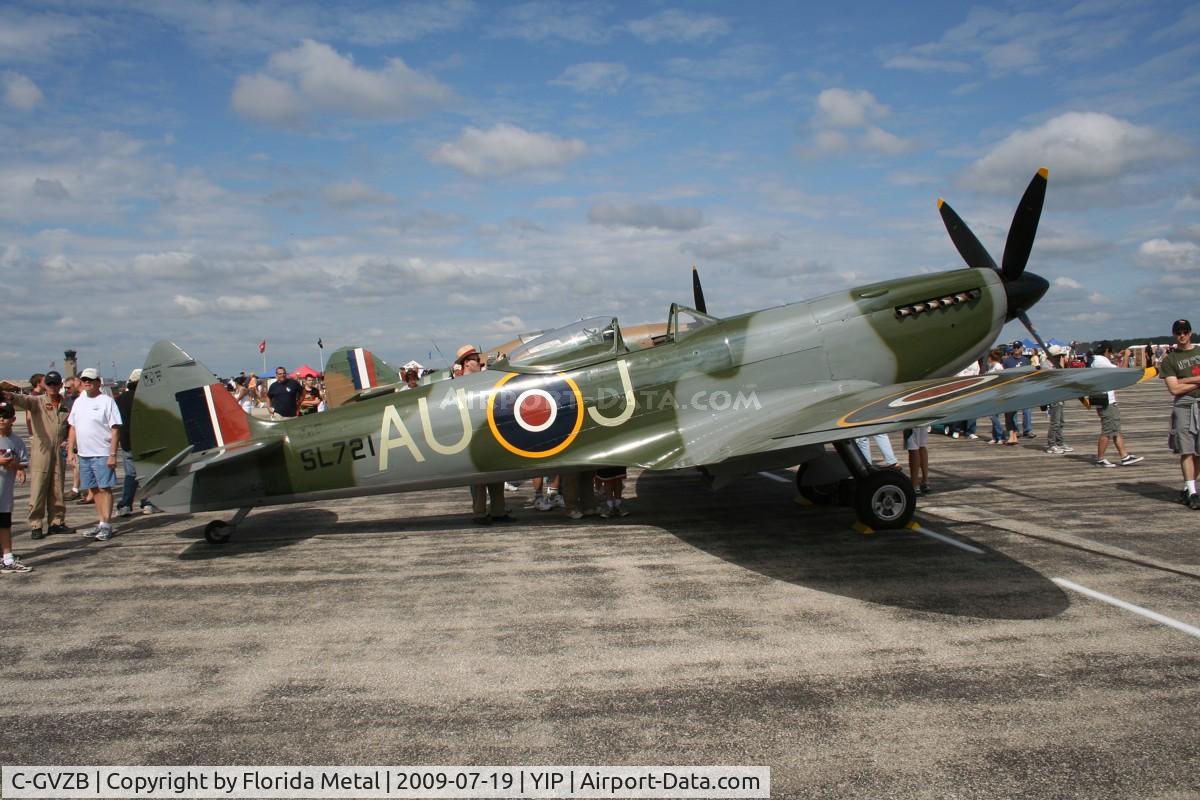 C-GVZB, 1945 Supermarine 361 Spitfire LF.XVIe C/N CBAF.IX.4756, Spitfire MK XVI