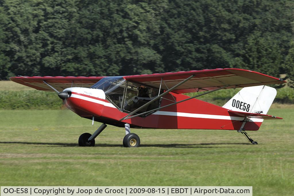 OO-E58, 1995 Rans S-6ES Coyote II C/N 0895866, ultra light at Schaffen Diest