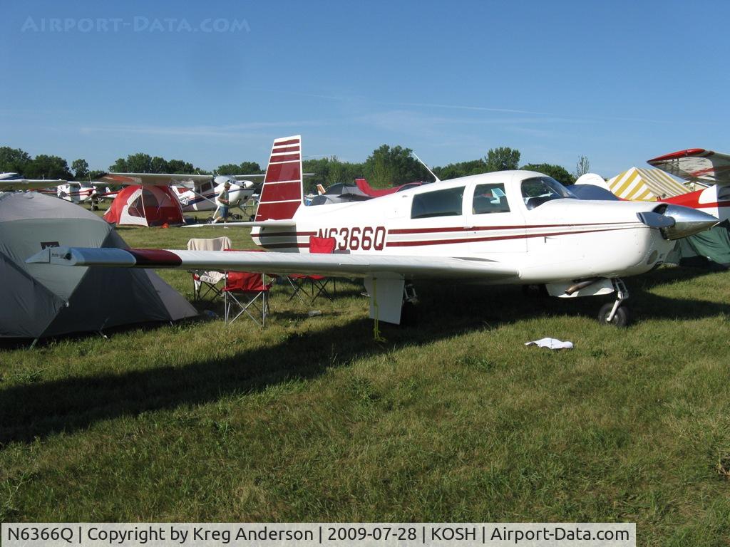 N6366Q, 1967 Mooney M20F Executive C/N 670449, EAA Airventure 2009