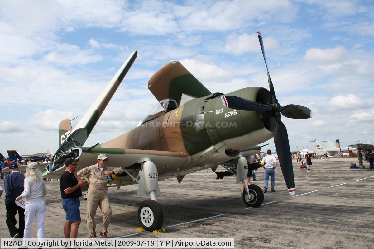 N2AD, 1947 Douglas AD-1 Skyraider C/N 09257/2085, AD-1 Skyraider