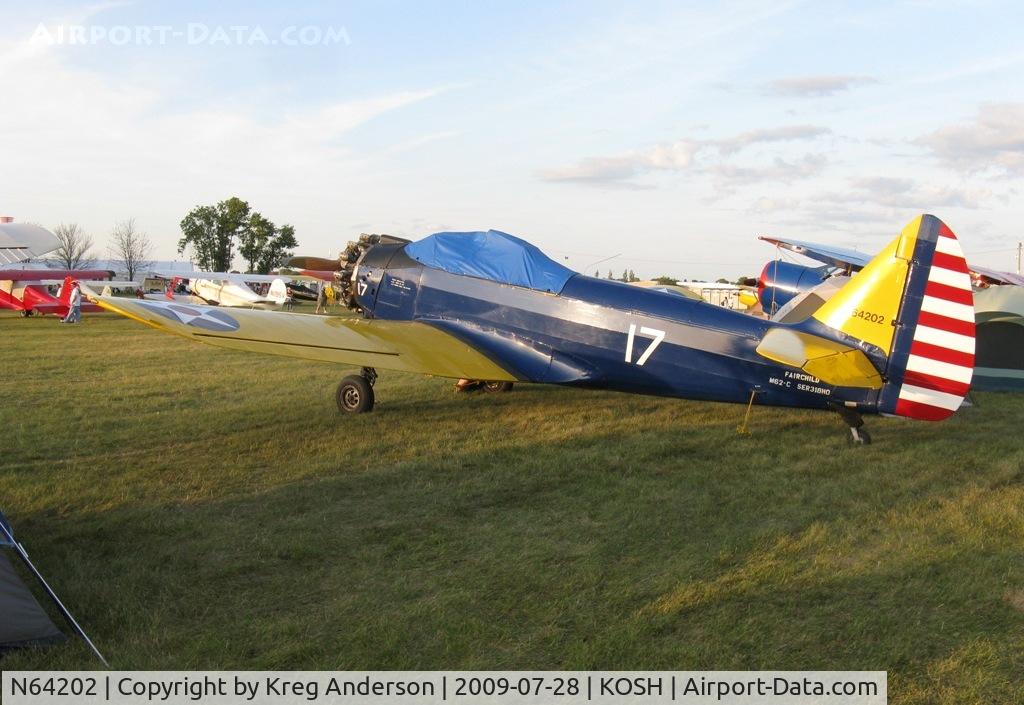 N64202, 1943 Fairchild (Howard) PT-23A Cornell (M-62C) C/N HO-318, EAA Airventure 2009