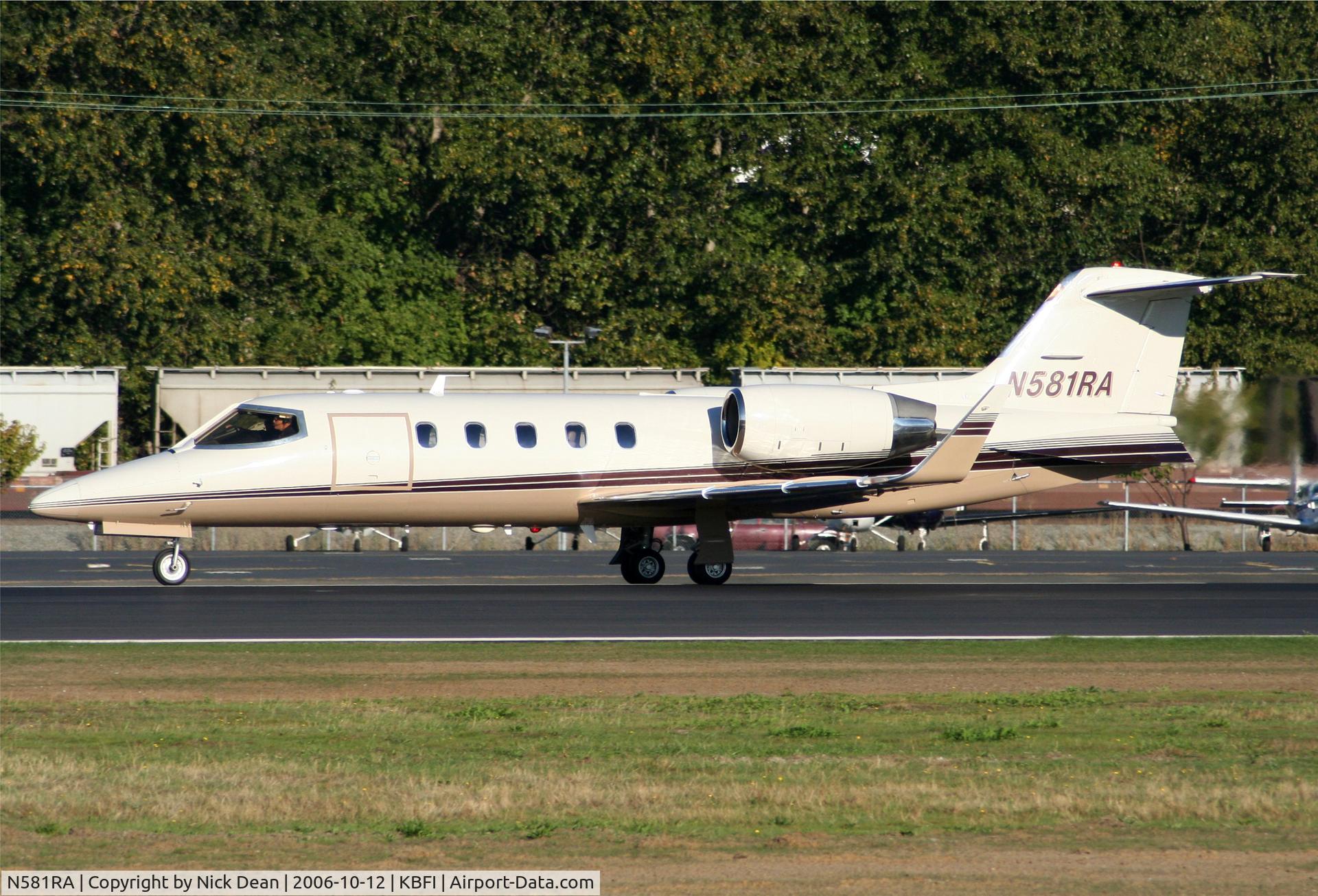 N581RA, 1995 Learjet 31A C/N 31A-106, KBFI