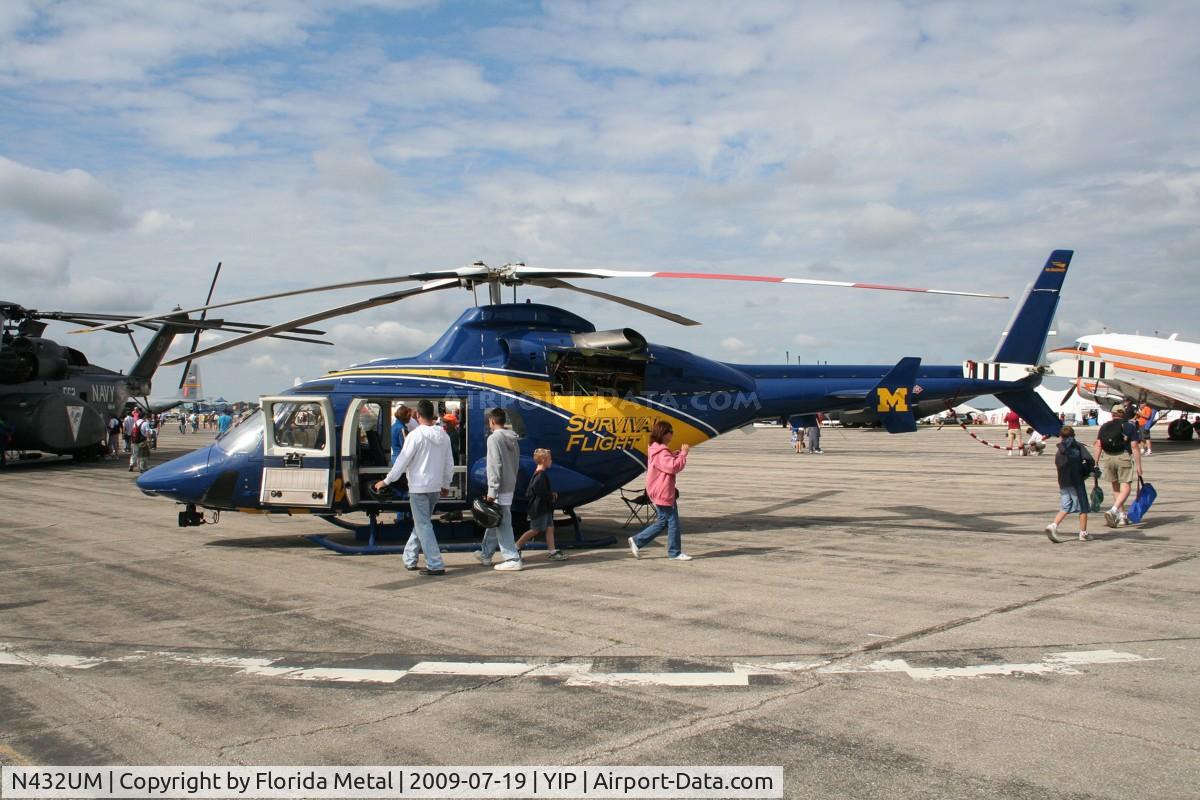 N432UM, 1998 Bell 430 C/N 49046, University of Michigan Bell 430