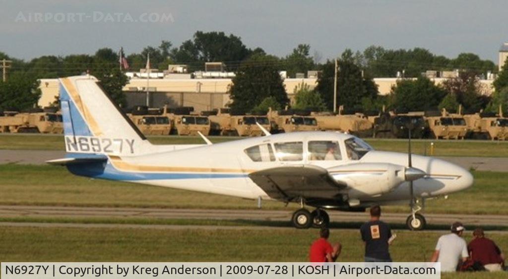 N6927Y, 1969 Piper PA-23-250 C/N 27-4284, EAA Airventure 2009