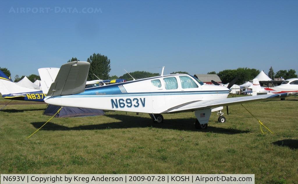 N693V, 1960 Beech M35 Bonanza C/N D-6444, EAA Airventure 2009