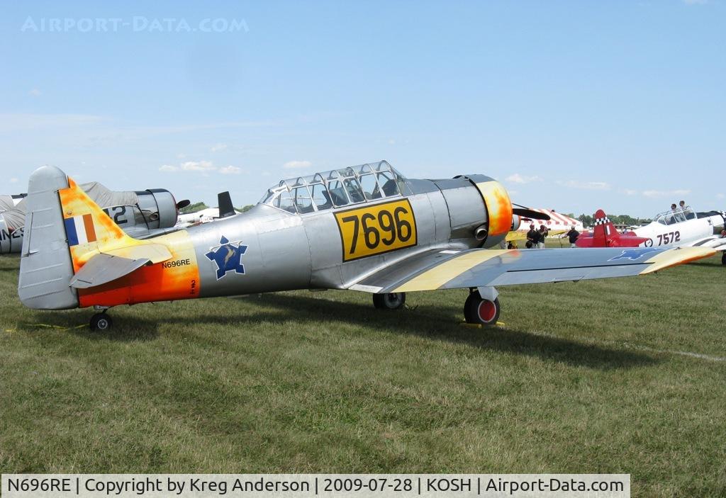 N696RE, North American AT-6C C/N 8813651, EAA Airventure 2009