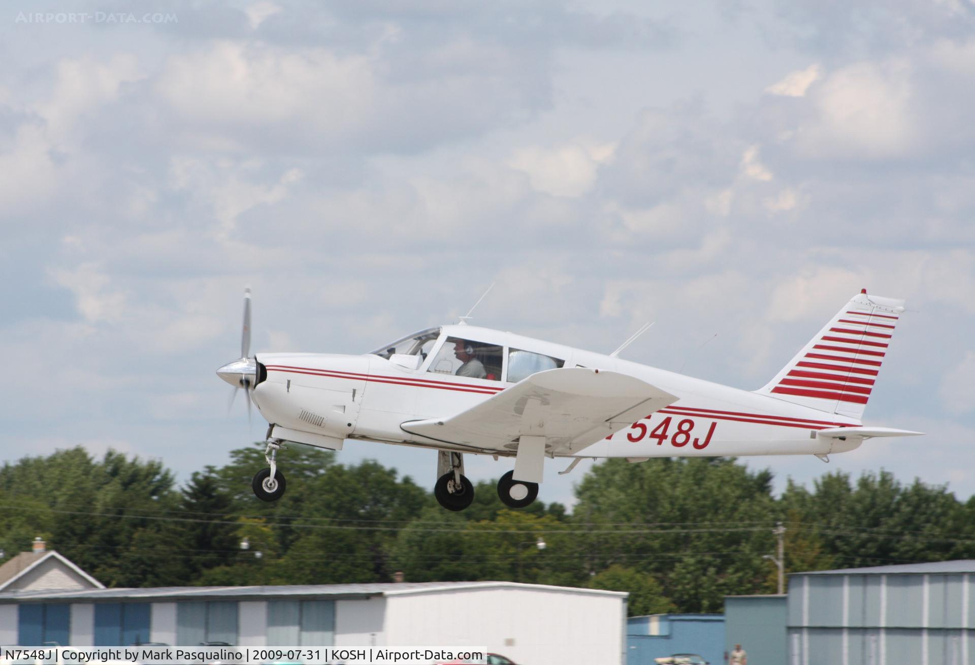 N7548J, 1968 Piper PA-28R-180 Cherokee Arrow C/N 28R-30922, Piper PA-28R-180