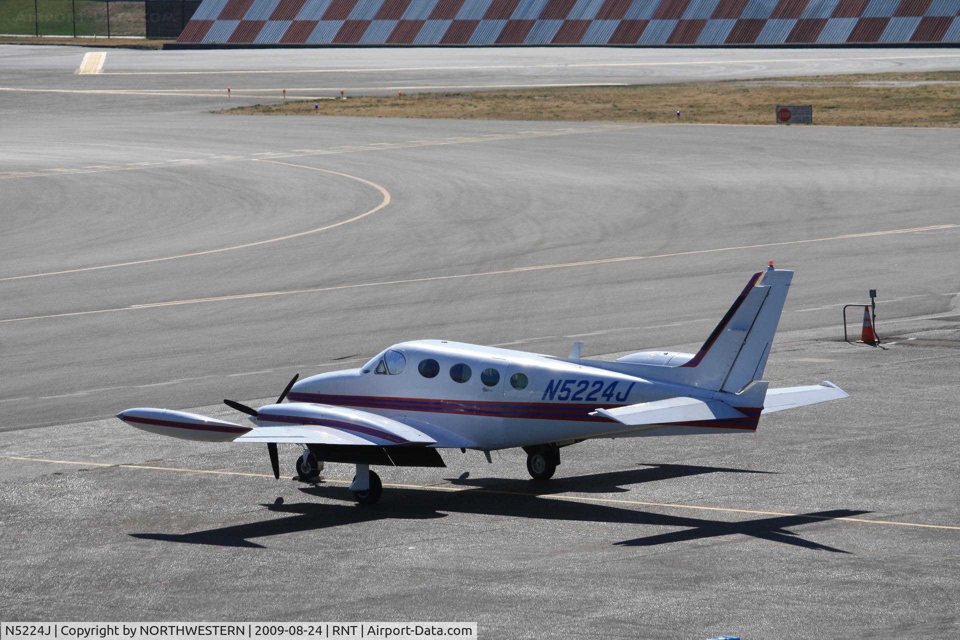 N5224J, 1980 Cessna 340A C/N 340A1035, RENTON FIELD