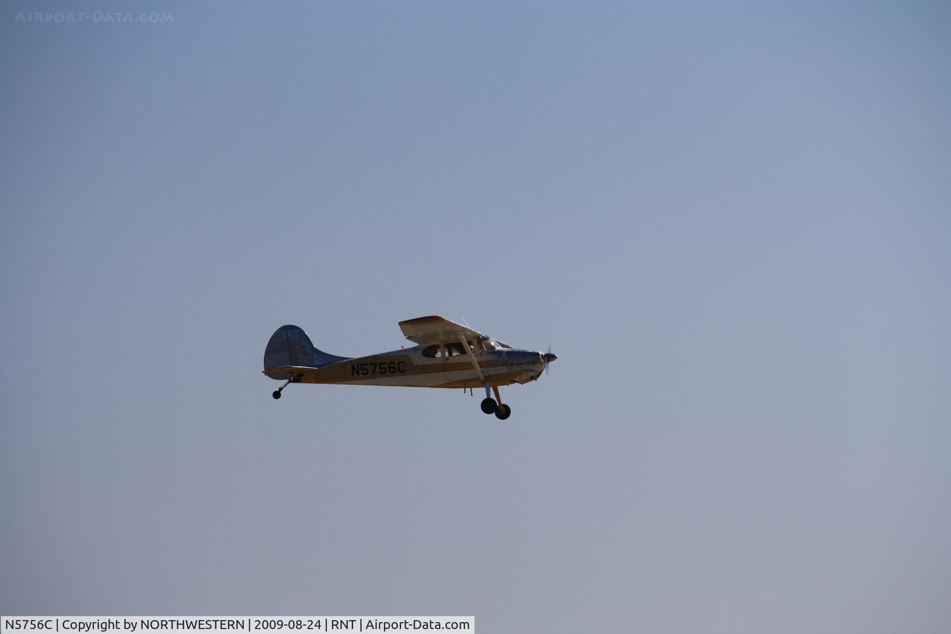 N5756C, 1950 Cessna 170A C/N 19710, RENTON FIELD