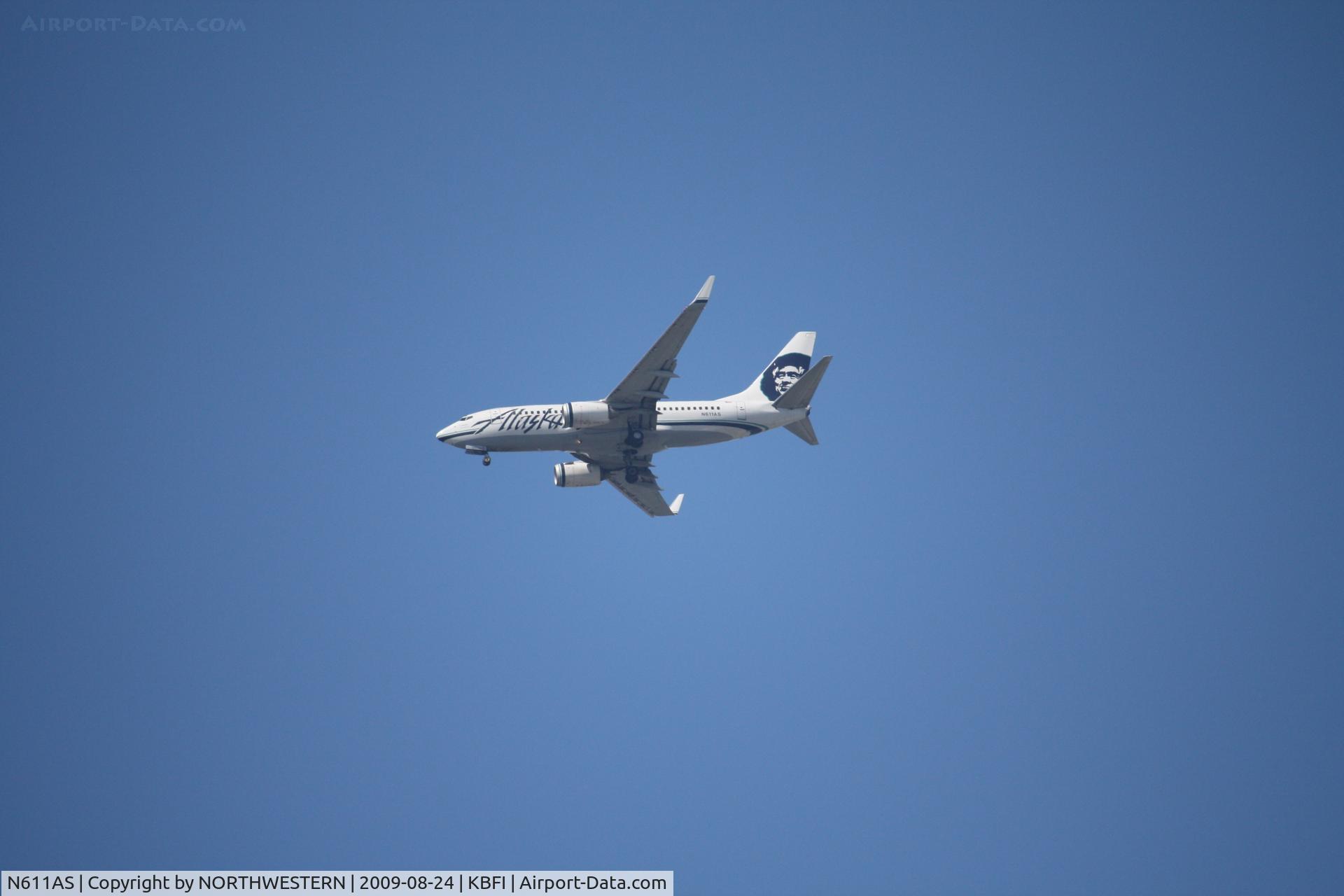 N611AS, 1999 Boeing 737-790 C/N 29753, ANCHORAGE-SEATTLE