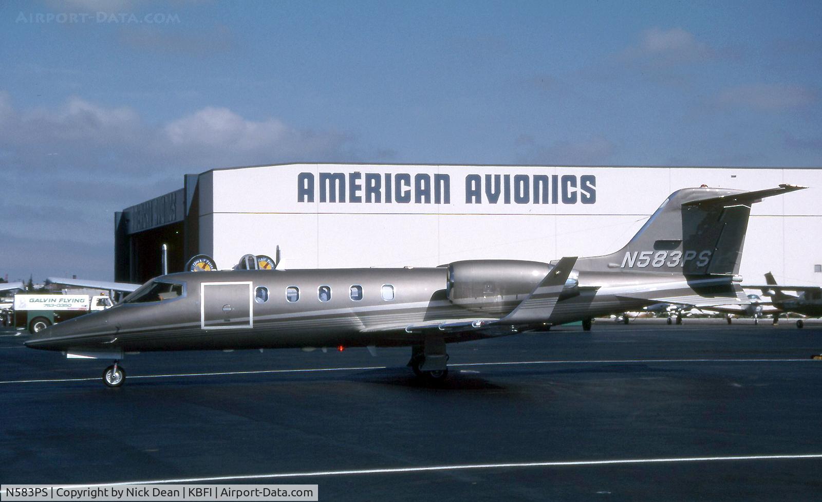 N583PS, 1998 Learjet 31A C/N 31A-151, KBFI