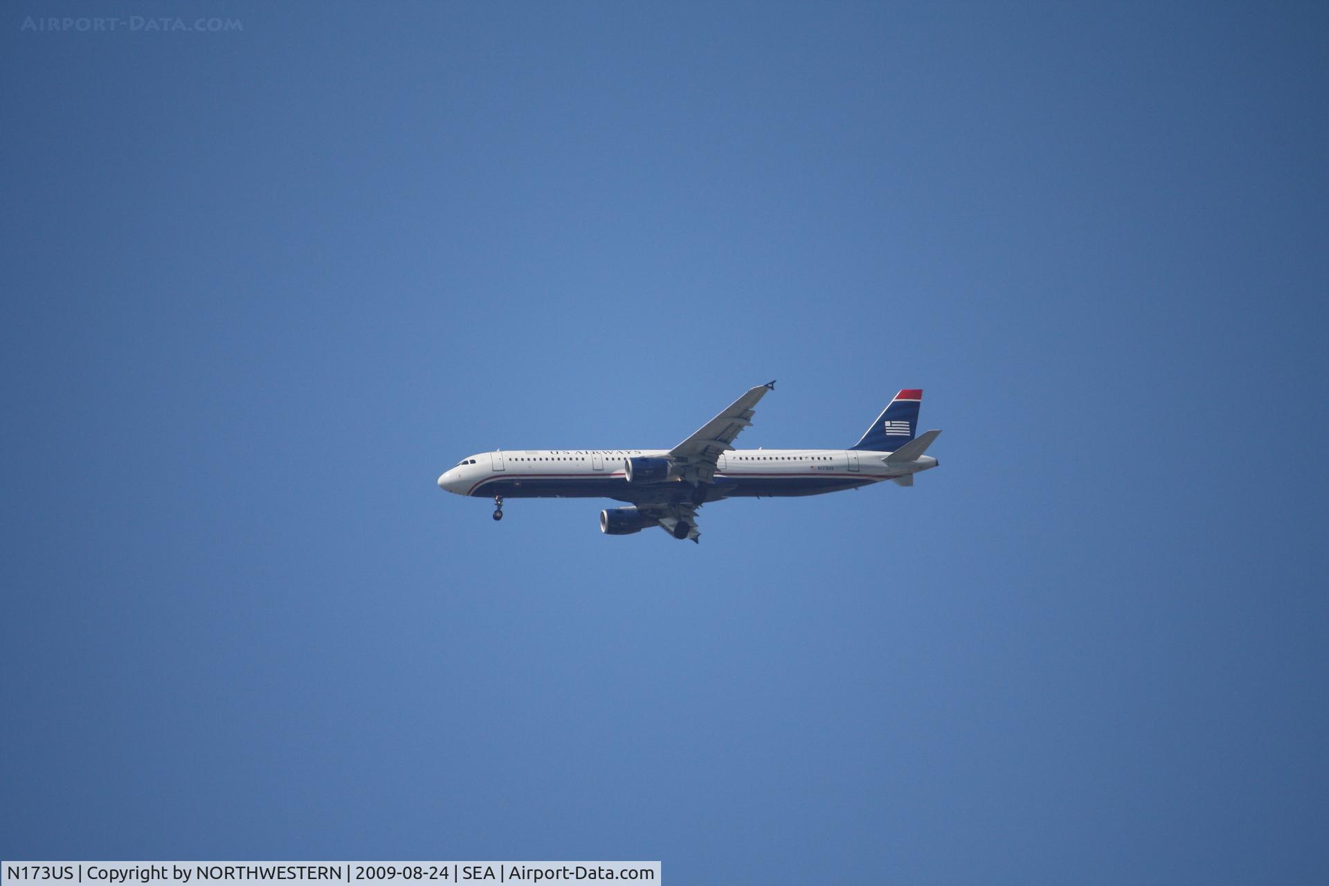 N173US, 2001 Airbus A321-211 C/N 1481, CHICAGO-SEATTLE