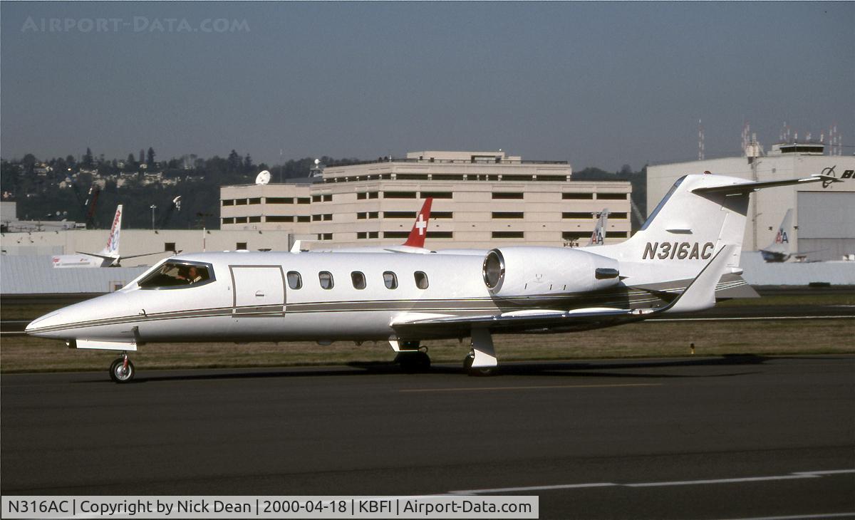 N316AC, 1999 Learjet 31A C/N 31A-190, KBFI