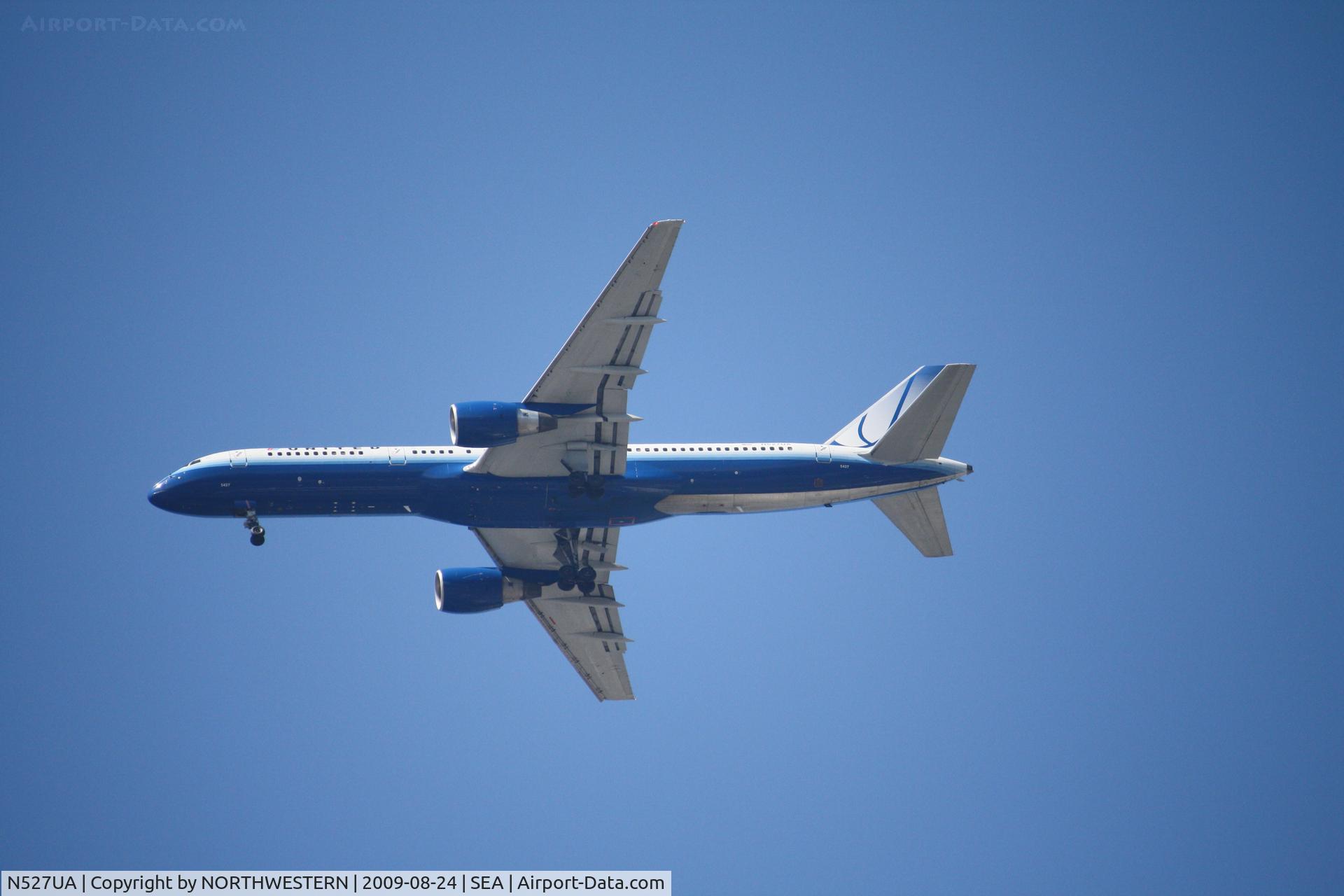 N527UA, 1991 Boeing 757-222F C/N 24995, HONOLULU-SEATTLE