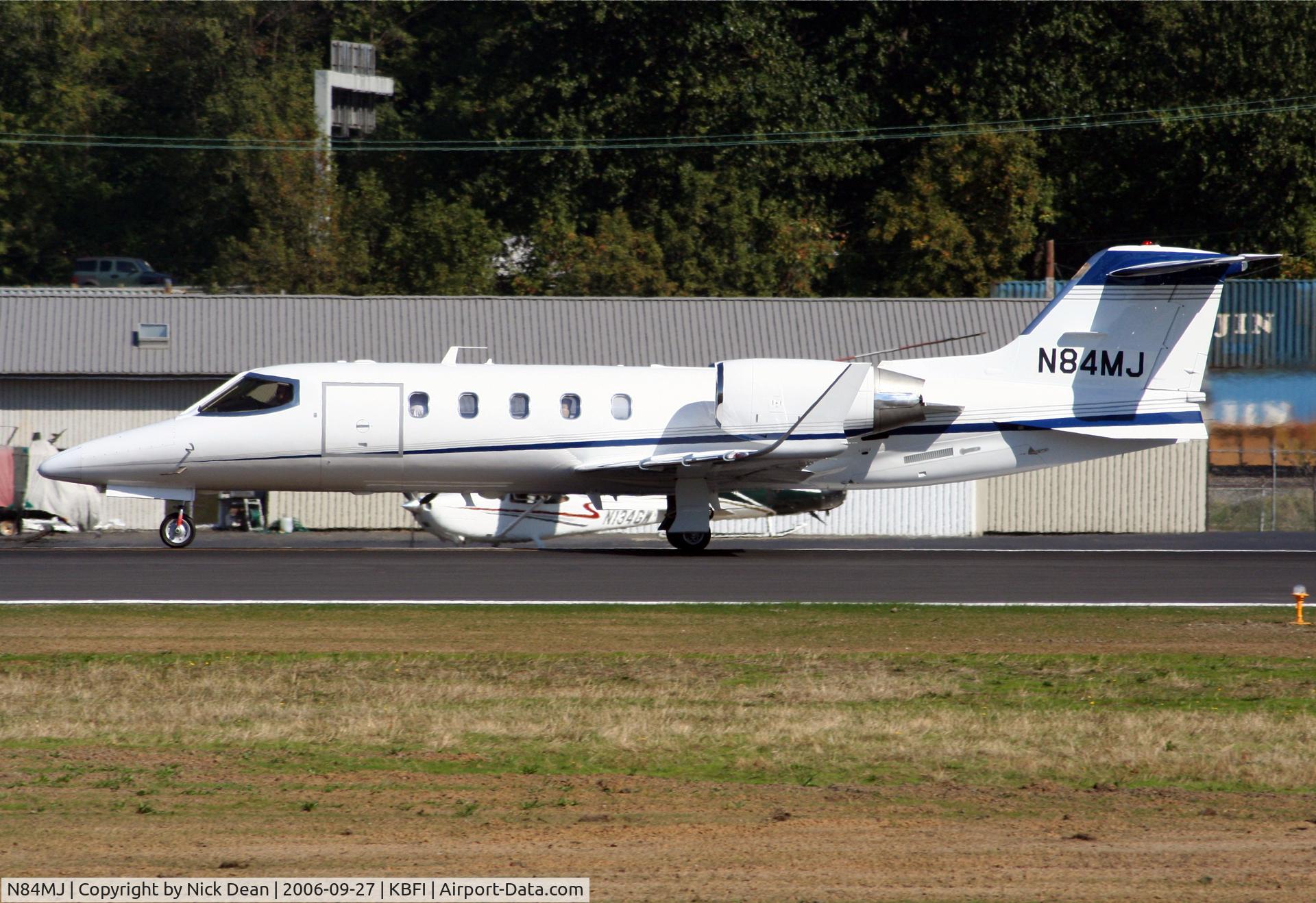 N84MJ, 2002 Learjet 31A C/N 31A-237, KBFI