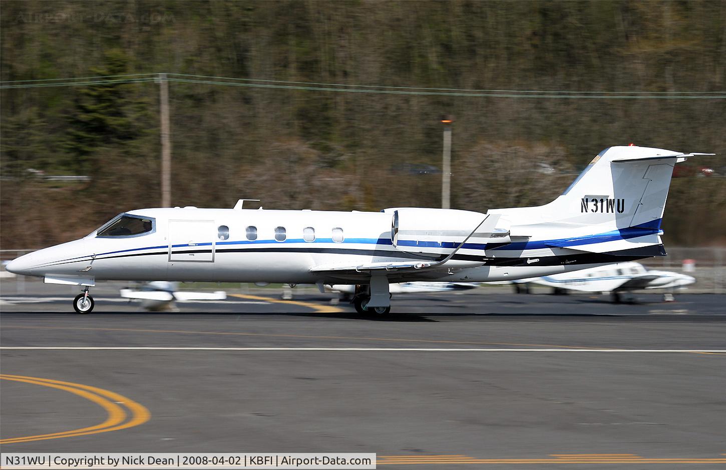 N31WU, 1999 Learjet 31A C/N 31A-175, KBFI