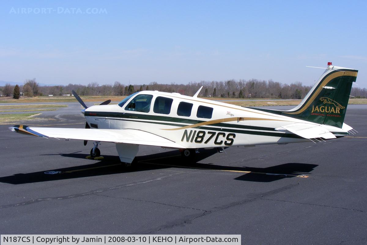N187CS, 1999 Raytheon Aircraft Company A36 Bonanza C/N E-3232, The one thing it lacks is the hood ornament.