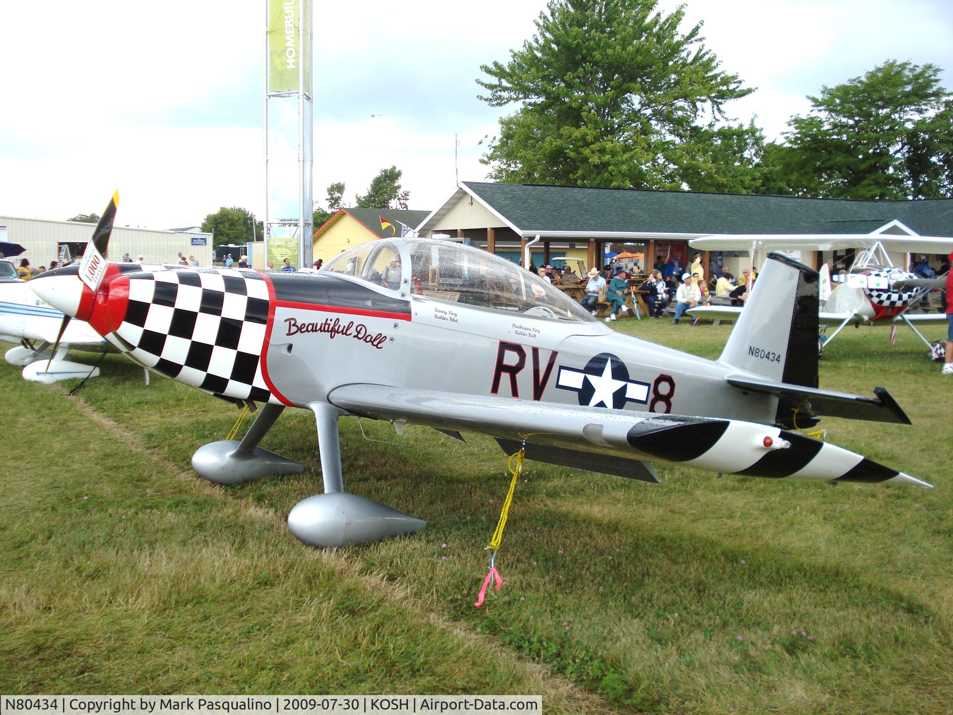 N80434, 2000 Vans RV-8 C/N 80434, RV-8