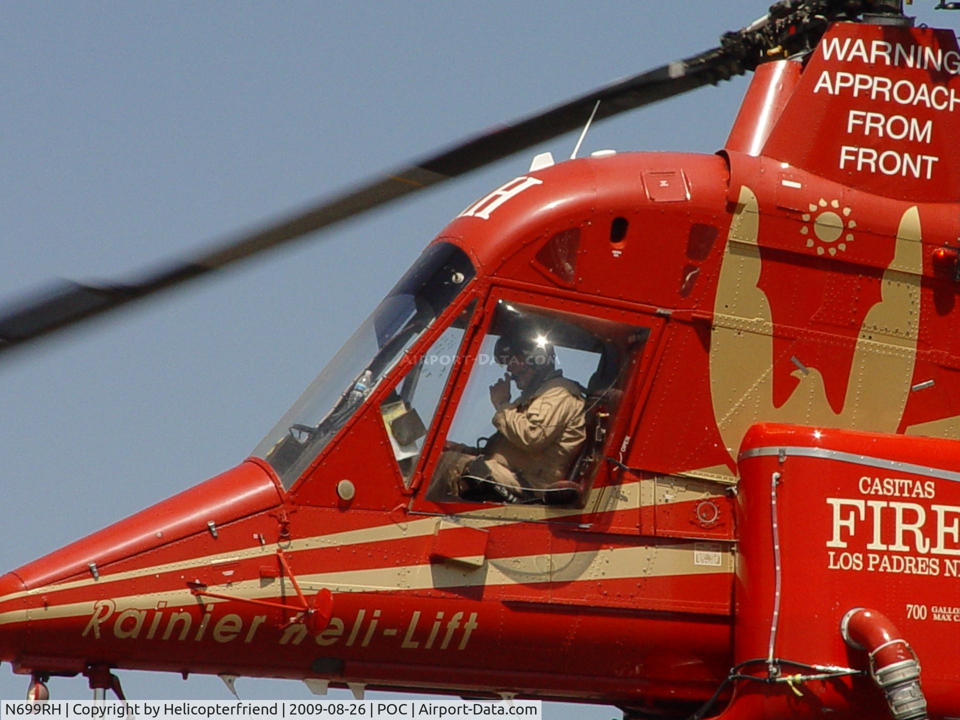 N699RH, 1994 Kaman K-1200 K-Max C/N A94-0019, Tower advising of landing location change to westside heliport