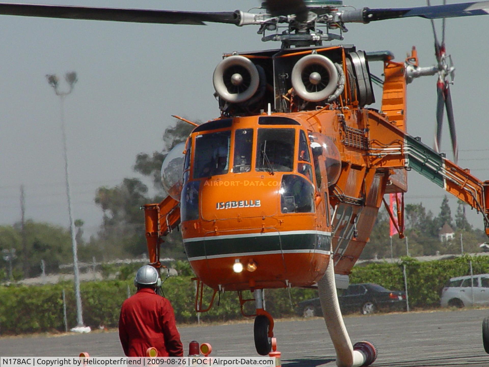 N178AC, 1970 Sikorsky S-64F Skycrane C/N 64097, 