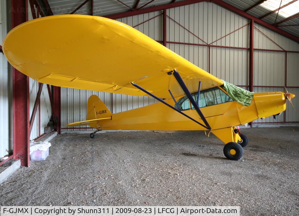 F-GJMX, Piper PA-11 Cub Special C/N 11-1060, Hangared...