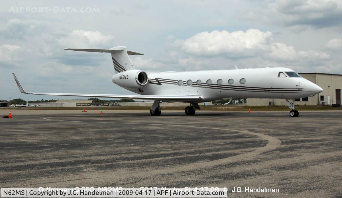 N62MS, 2003 Gulfstream Aerospace GV-SP (G550) C/N 5017, at Naples Florida