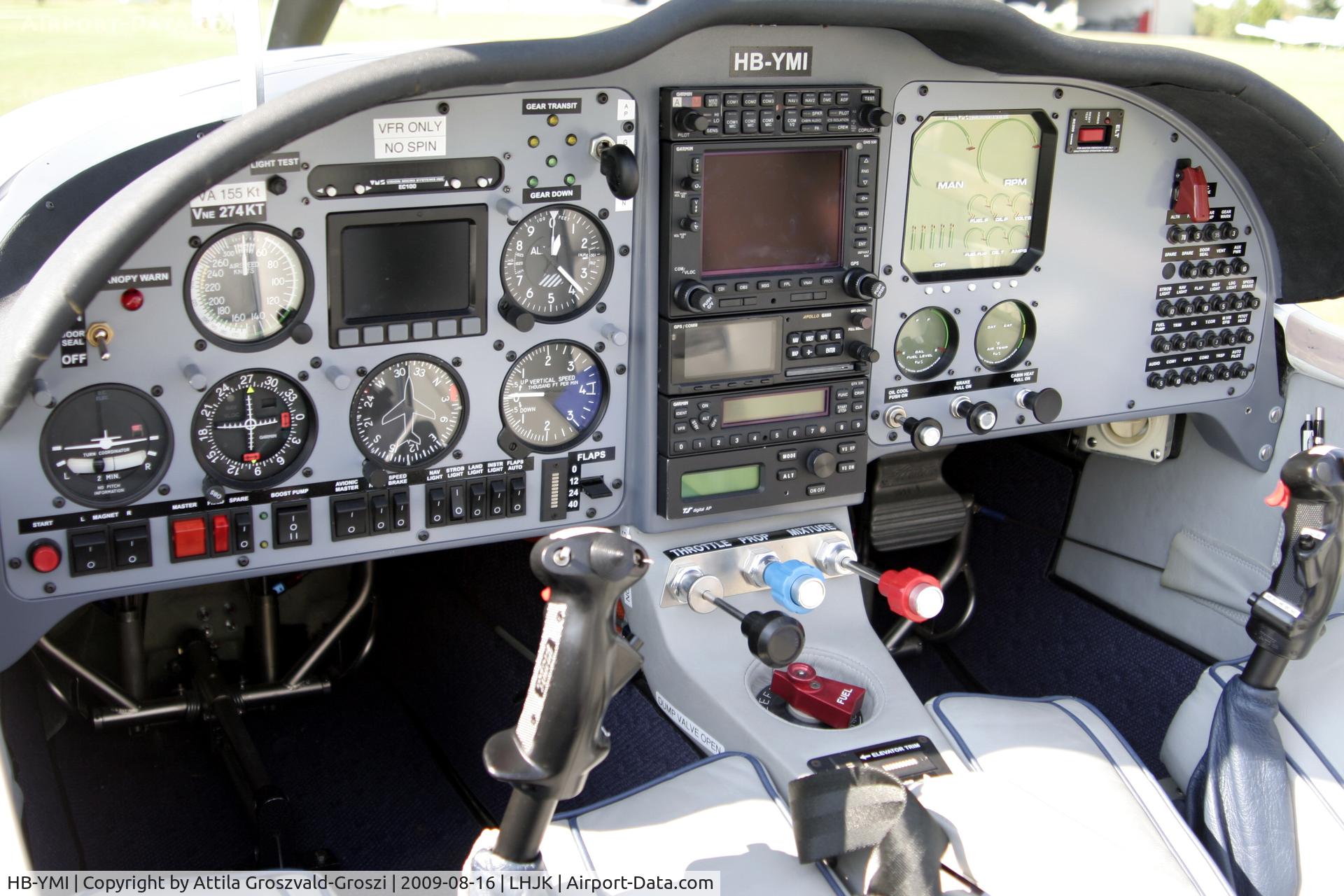 HB-YMI, 2007 Lancair Legacy 2000 C/N L2K-210, Jakabszallas Airport, Hungary - Cocpit