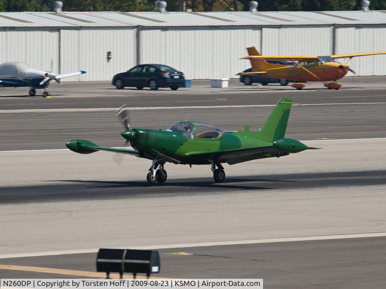 N260DP, 1983 SIAI-Marchetti SF-260TP C/N 009/62-002, N260DP departing from RWY 21