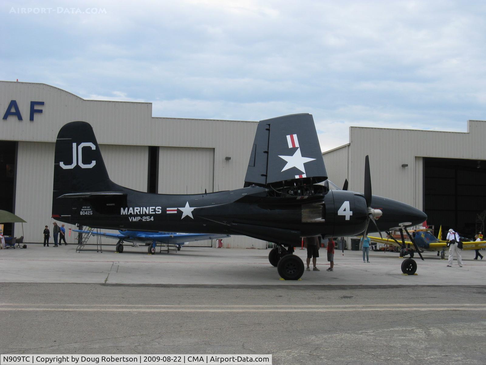 N909TC, 1945 Grumman F7F-3P Tigercat C/N 80425, 1945 Grumman F7F-3 TIGERCAT, two P&W R2800-34 Double Wasps 2,100 Hp each