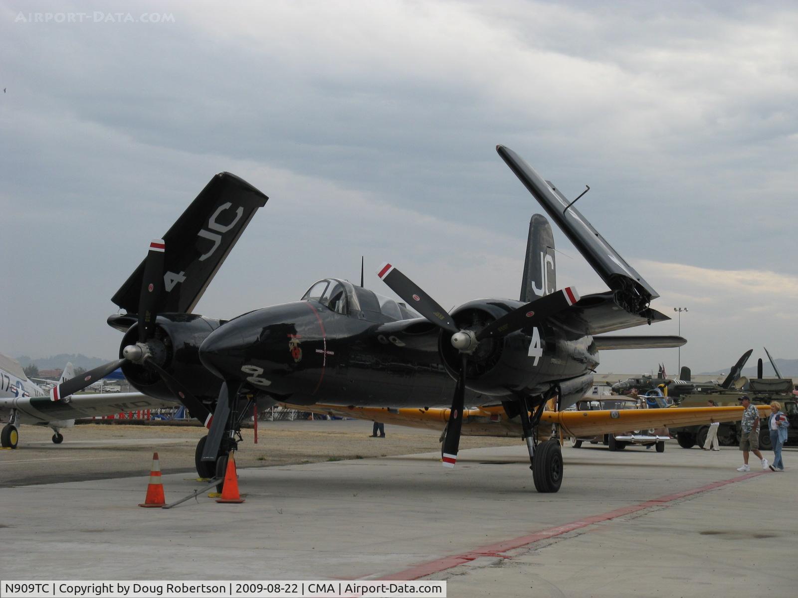 N909TC, 1945 Grumman F7F-3P Tigercat C/N 80425, 1945 Grumman F7F-3 TIGERCAT, two P&W R2800-34 Double Wasps 2,100 Hp each