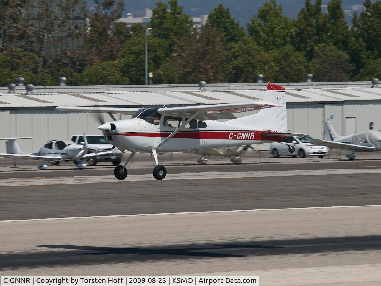 C-GNNR, 1975 Cessna 180J C/N 18052591, C-GNNR departing from RWY 21