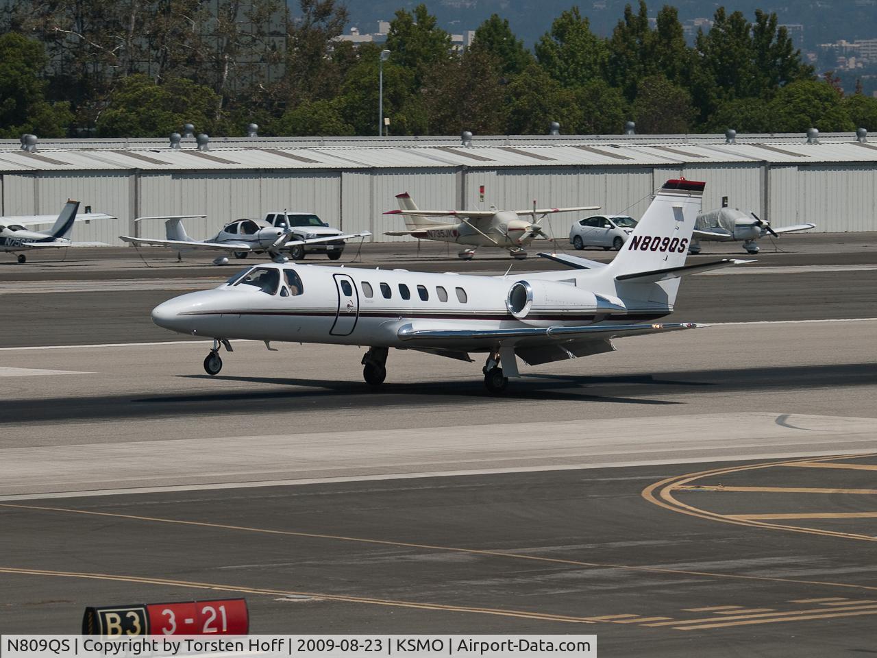 N809QS, 2006 Cessna 560 Citation Encore C/N 560-0698, N809QS arriving on RWY 21