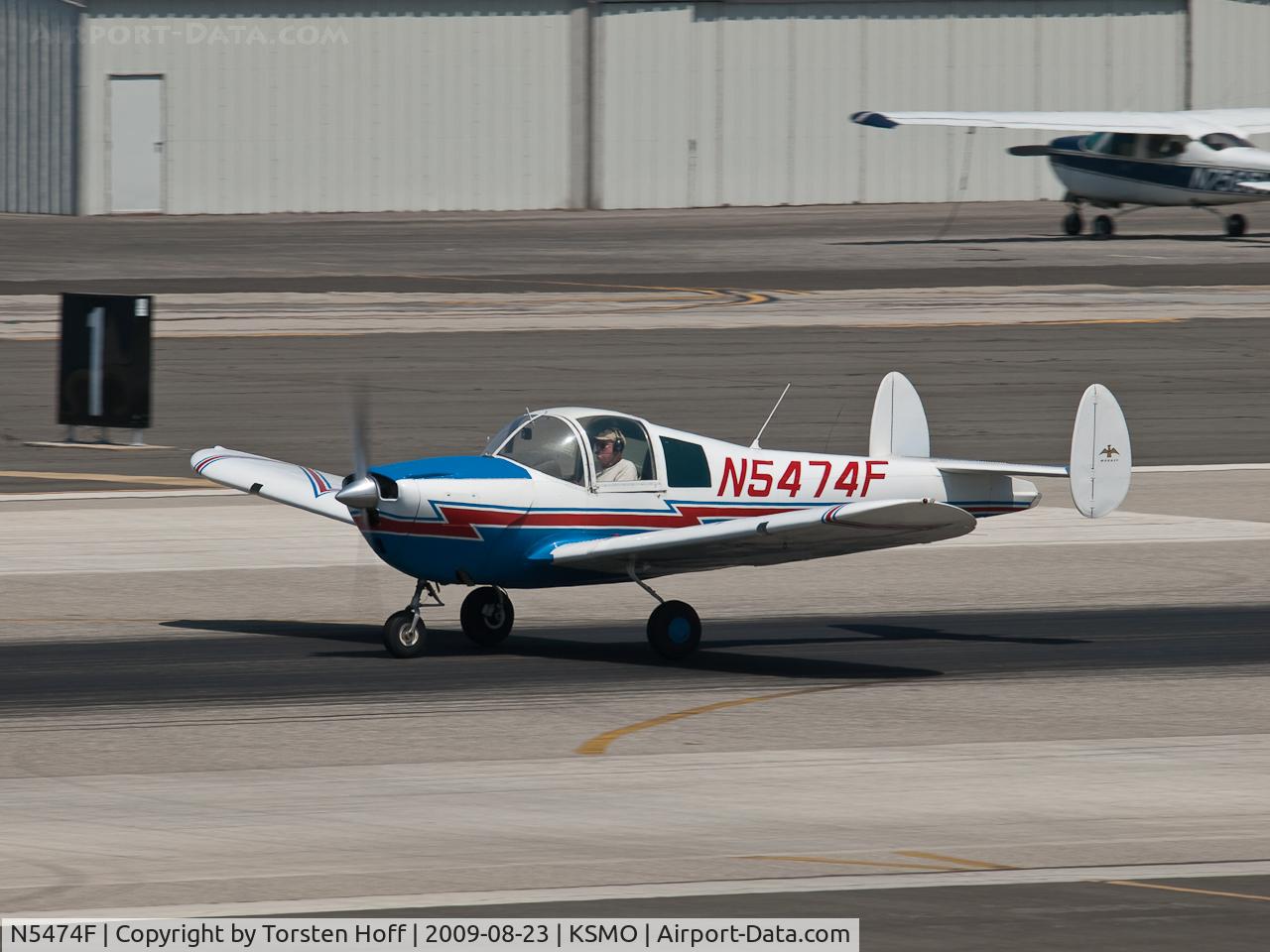 N5474F, 1968 Mooney A2a Cadet C/N B-274, N5474F departing from RWY 21