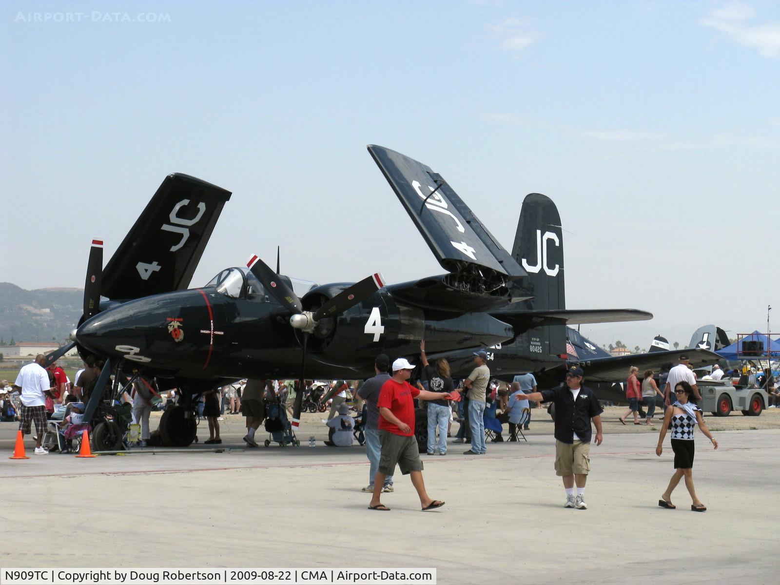 N909TC, 1945 Grumman F7F-3P Tigercat C/N 80425, 1945 Grumman F7F-3 TIGERCAT, two P&W R2800-34 Double Wasps 2,100 Hp each