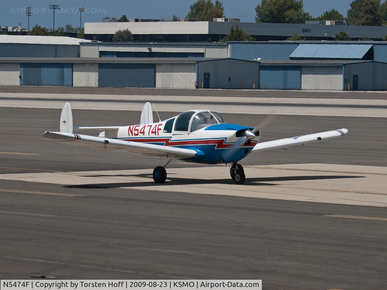 N5474F, 1968 Mooney A2a Cadet C/N B-274, N5474F taxiing