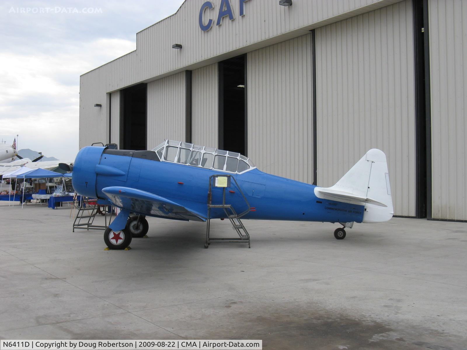N6411D, 1942 North American SNJ-4 Texan C/N 88-10117, 1942 North American SNJ-4, P&W R1340 600 Hp, in reconstruction