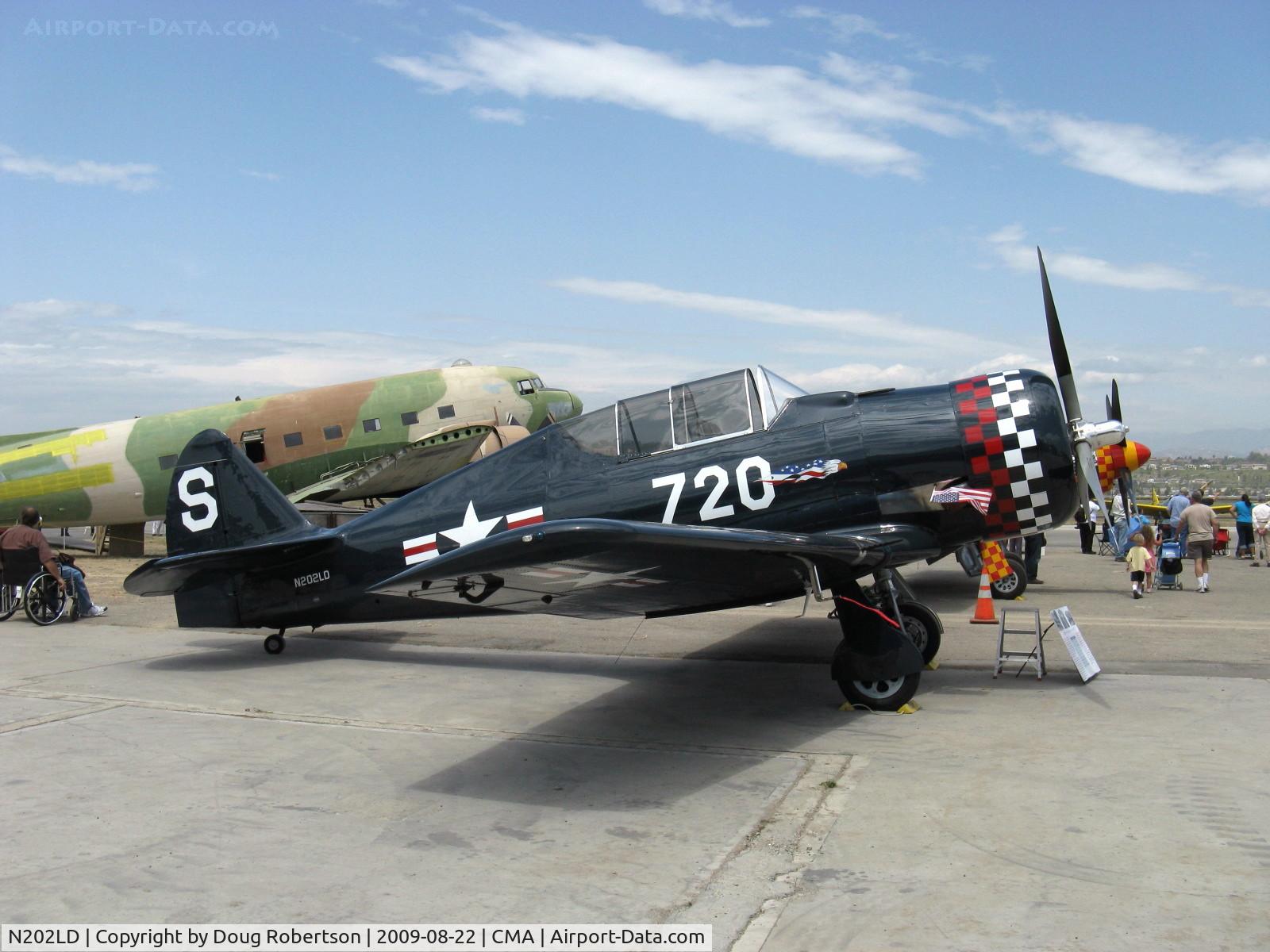 N202LD, 1952 North American NA-50 (replica) C/N 20470, 1952 Canadian Car & Foundry HARVARD Mk. IV, P&W R-1340 Wasp 600 Hp, Experimental and Exhibition class