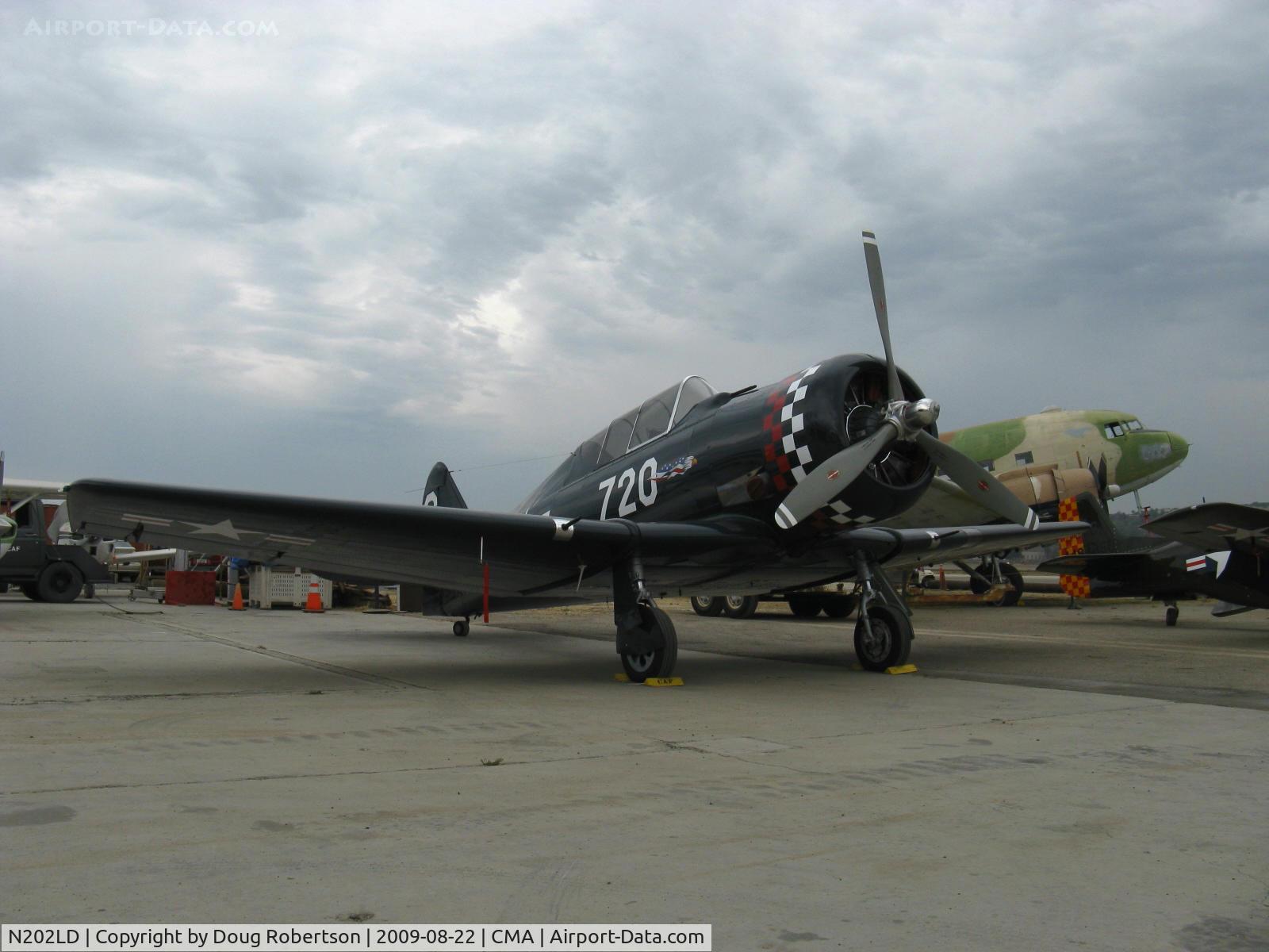 N202LD, 1952 North American NA-50 (replica) C/N 20470, 1952 Canadian Car & Foundry HARVARD Mk. IV (NA-50), P&W R-1340 Wasp 600 Hp, Experimental and Exhibition class