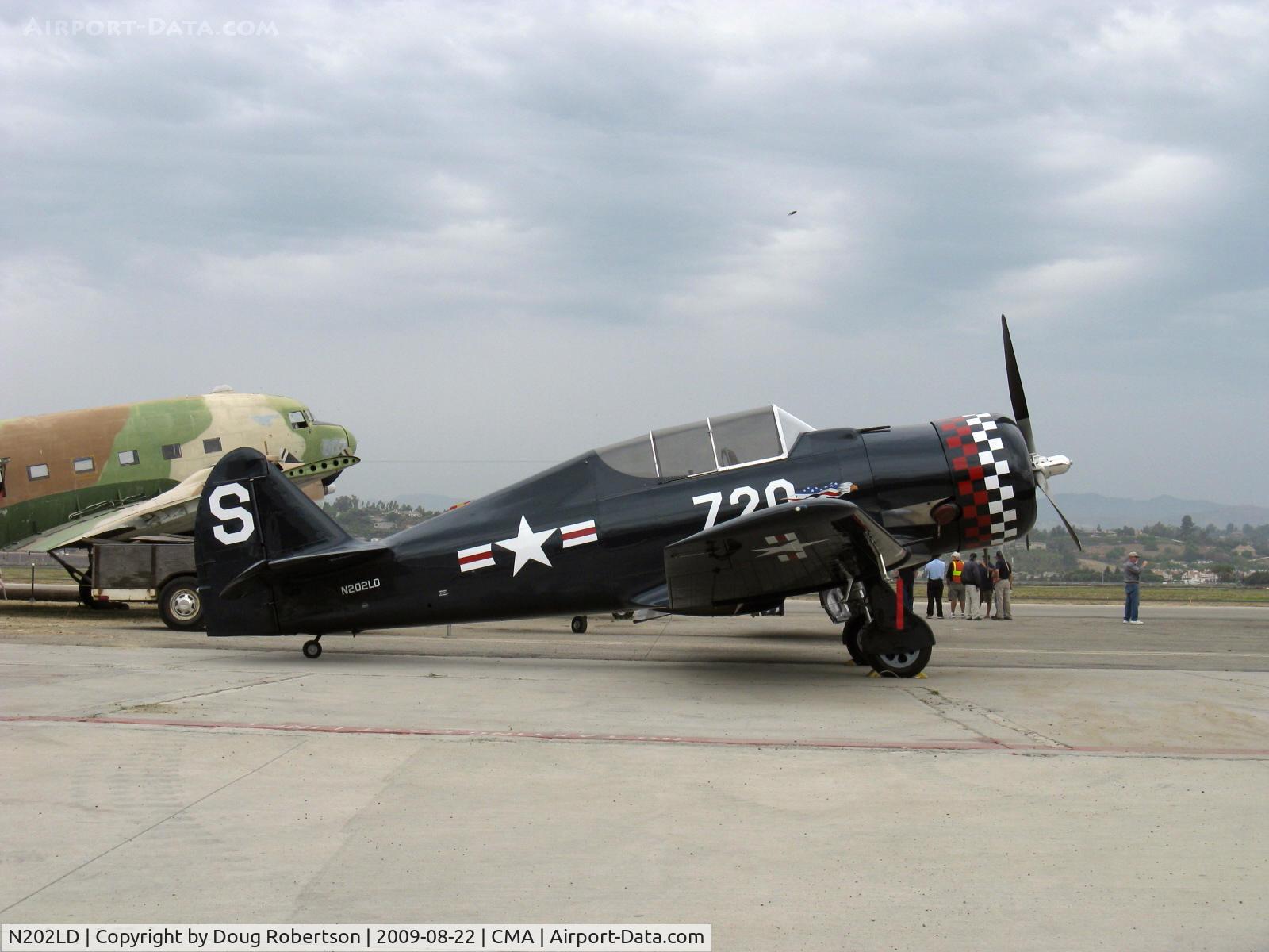 N202LD, 1952 North American NA-50 (replica) C/N 20470, 1952 Canadian Car & Foundry HARVARD Mk. IV (NA-50), P&W R-1340 Wasp 600 Hp, Experimental and Exhibition class