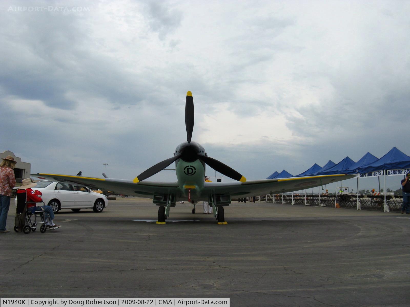 N1940K, 2003 Jurca MJ-100 Spitfire C/N MK9EX, 2003 Deford Mk.IX JURCA MJ100 full size wooden replica Supermarine SPITFIRE Mk.IX, Allison 1,480 Hp, three-blade prop