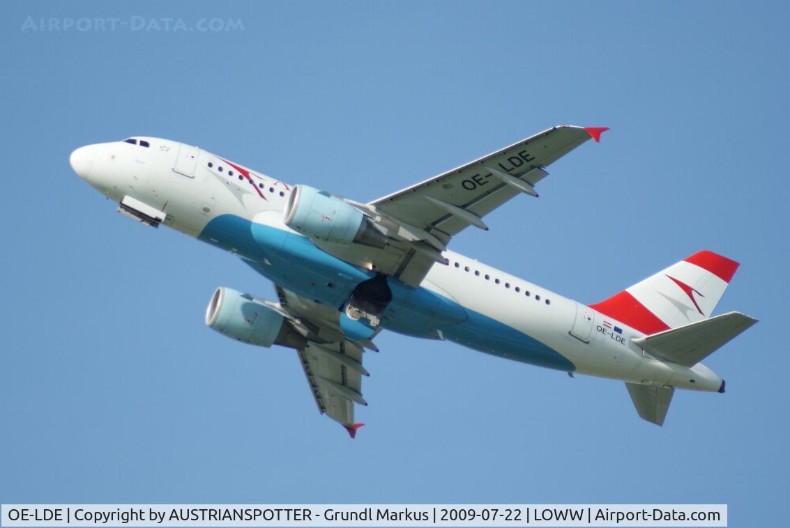 OE-LDE, 2005 Airbus A319-112 C/N 2494, Austrian Airlines