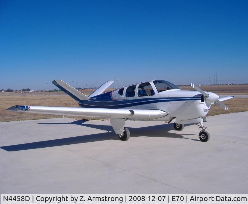 N4458D, 1956 Beech G35 Bonanza C/N D-4621, N4458D on the ramp waiting to preflight for the day's flying.