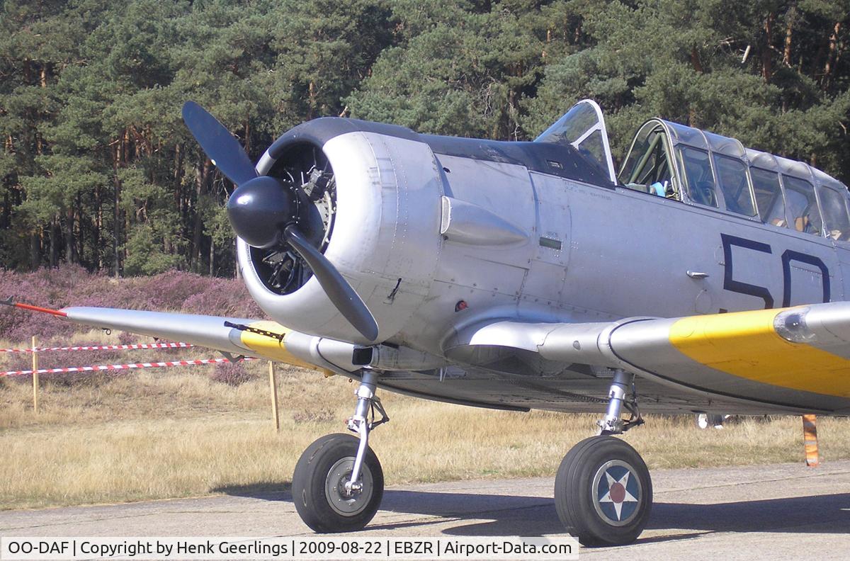 OO-DAF, 1944 Noorduyn AT-16 Harvard IIB C/N 14A-1494, Fly In Malle Airport , 22 Aug 2009
