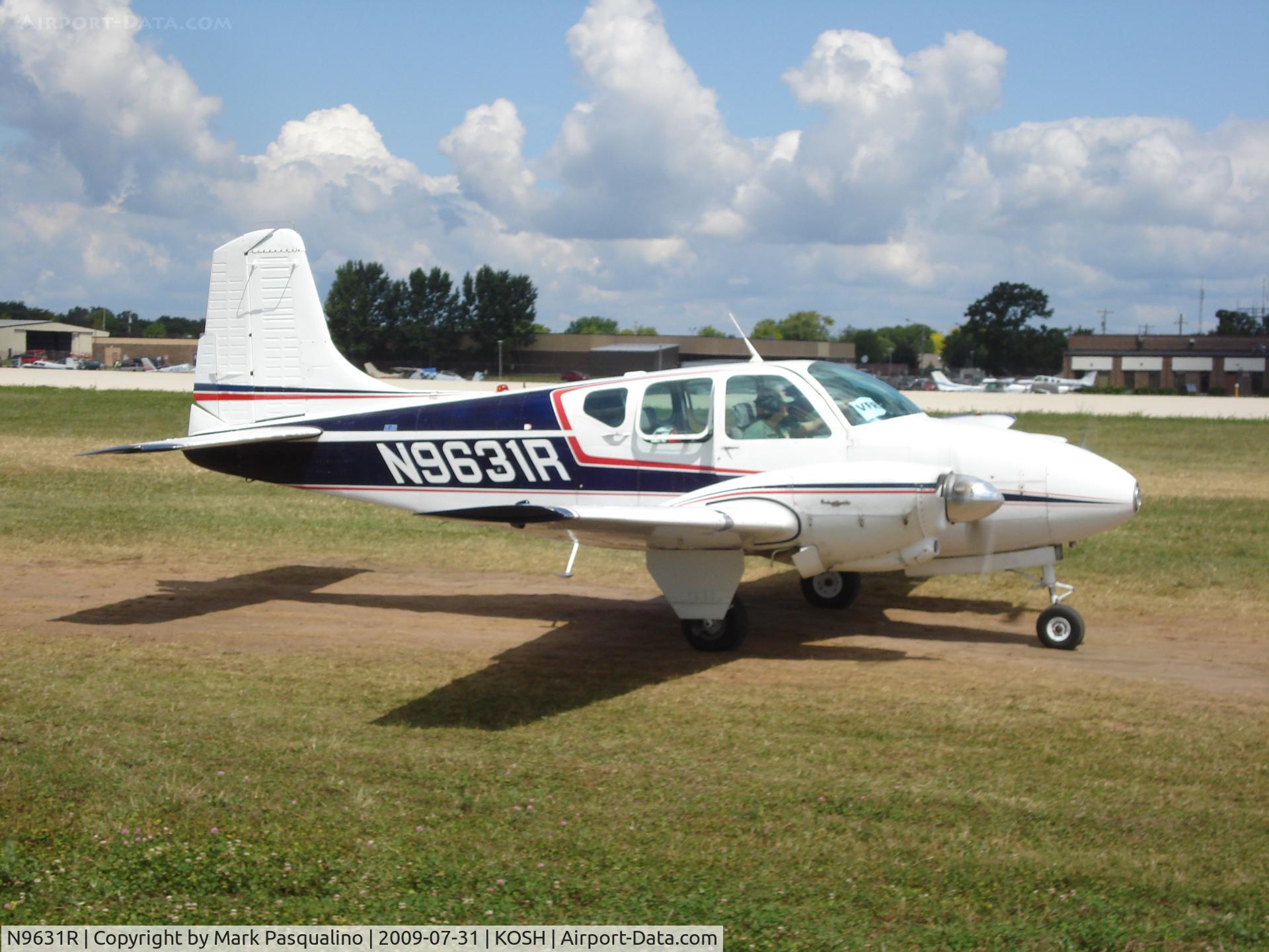N9631R, 1959 Beech B95 Travel Air C/N TD-314, Beech B95