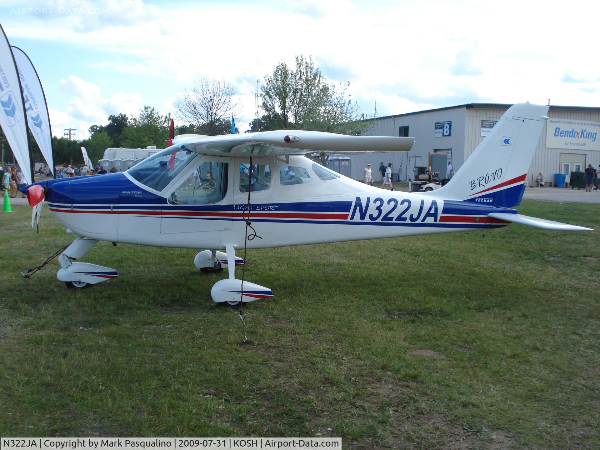 N322JA, 2008 Tecnam P-2004 Bravo C/N 127, P2004