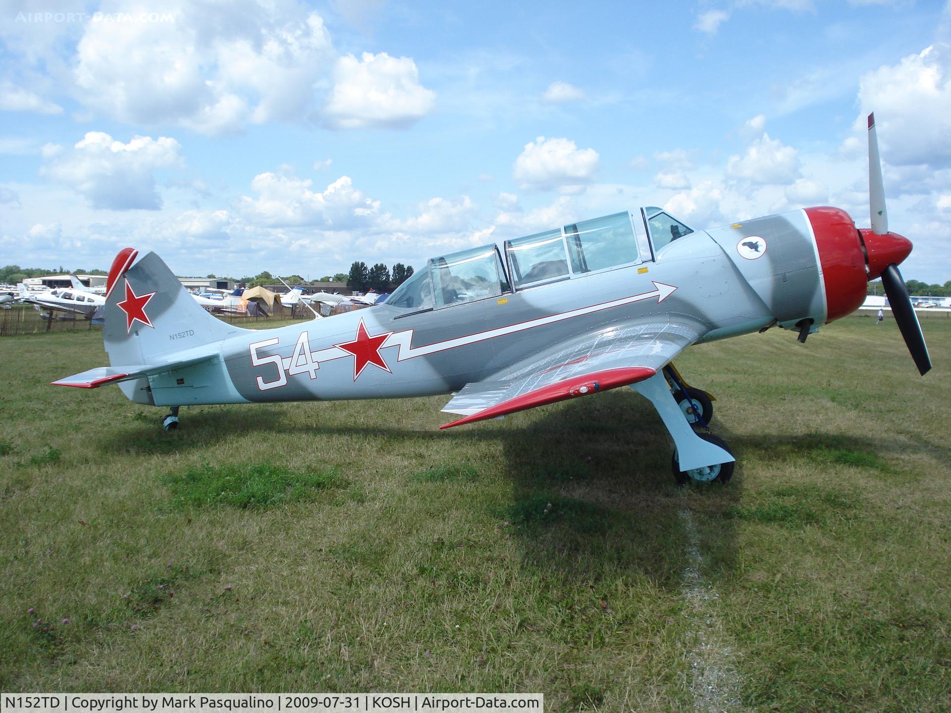N152TD, 1984 Yakovlev (Aerostar) Yak-52TD C/N 844103, YAK-52TD