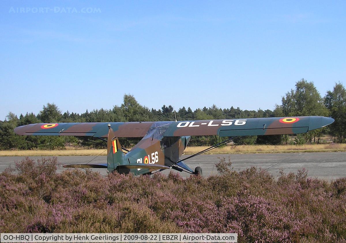 OO-HBQ, Piper L-18C Super Cub (PA-18-95) C/N 18-3130, cs OL-L56 Belgian Army ; Fly In Malle Airport